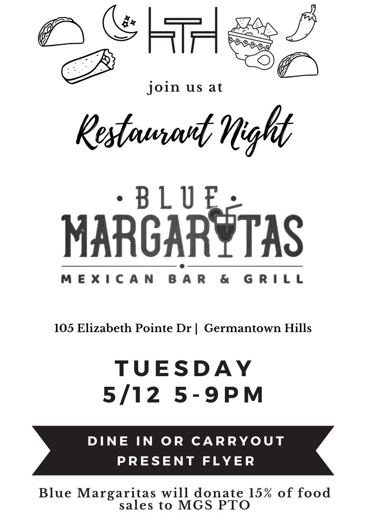 restaurant night flyer