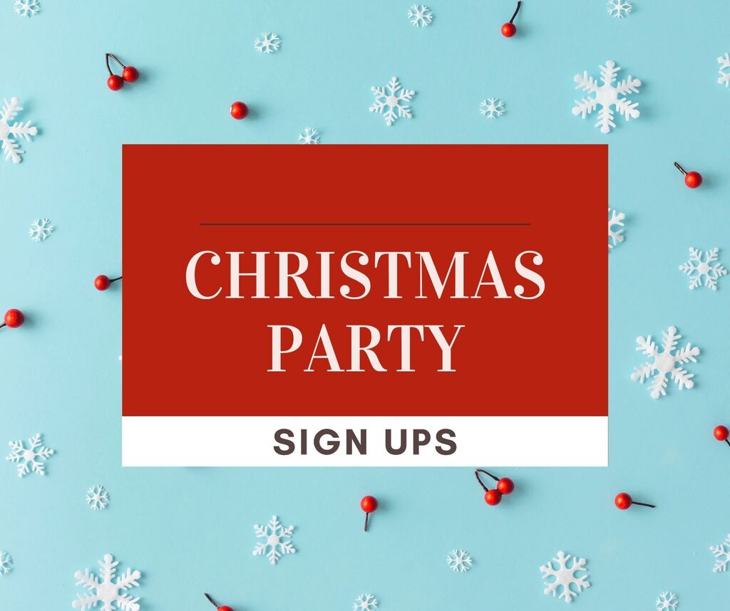 Christmas Party Sign ups