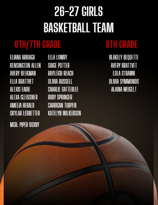 basketball roster