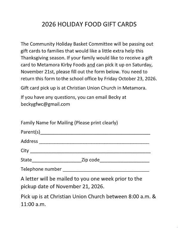 holiday gift card