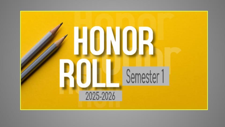Honor Roll Web Graphic