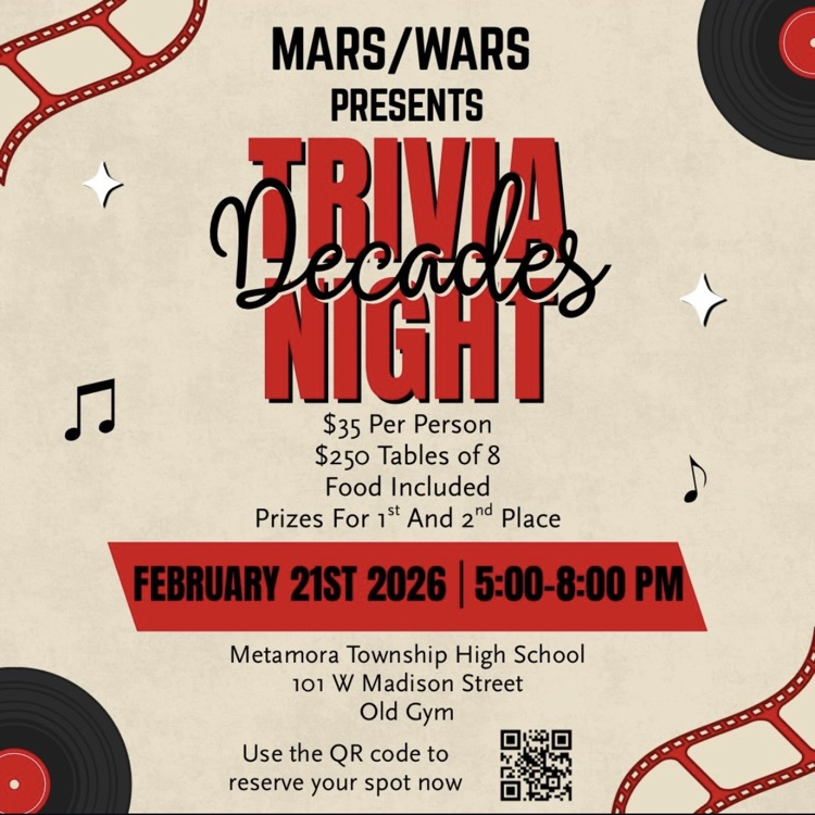 Trivia Night Feb. 21 5-8pm at MTHS