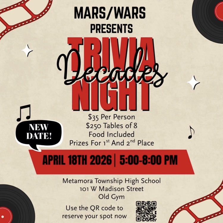 MARS/WARS trivia night date change