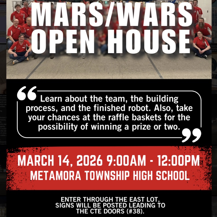 MARS/WARS Open house March 14th