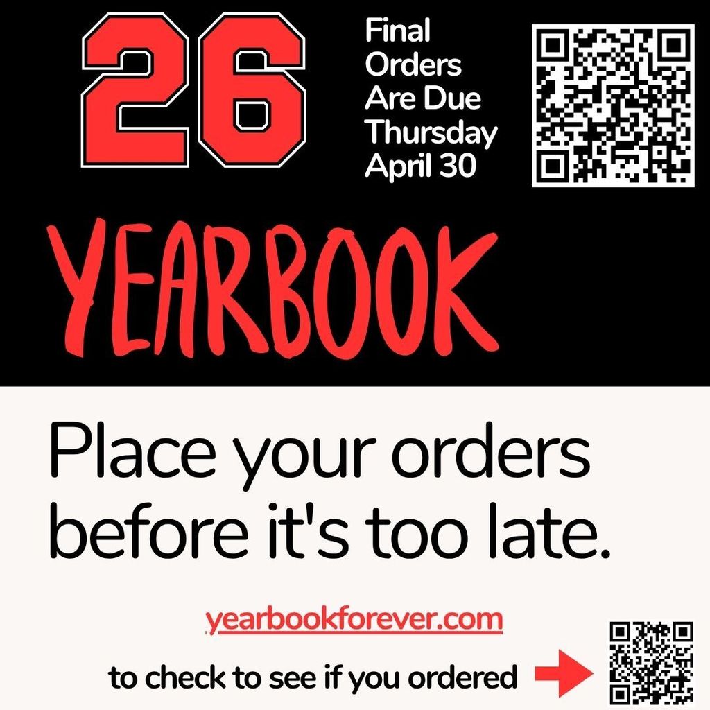 Yearbook Announcement