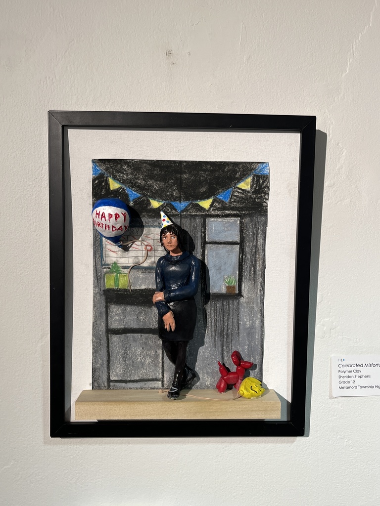 Sheridan Stephens received an award for her unique polymer clay work.