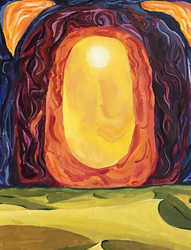 This is the work by Samantha Ayers that will be displayed in Rep. LaHood's Bloomington-Normal office for the next year.