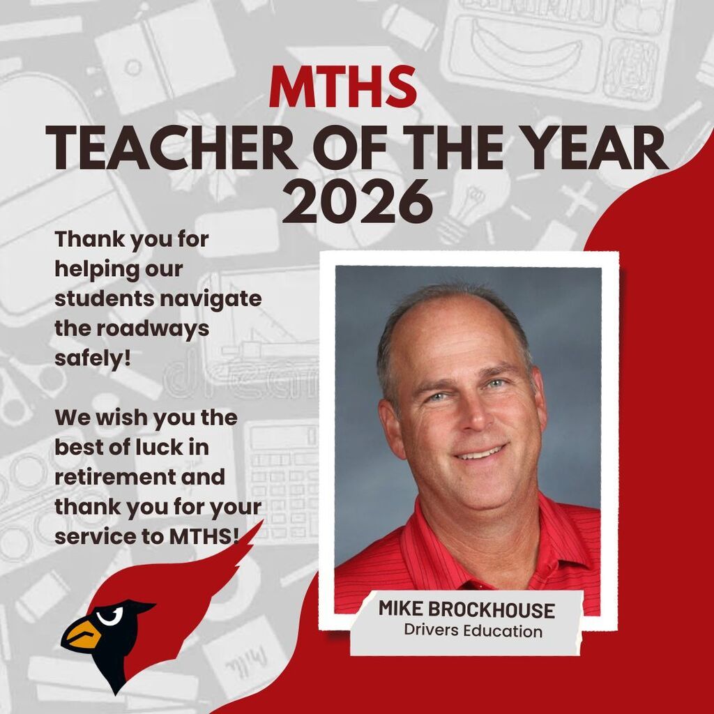2026 MTHS Teacher Of The Year