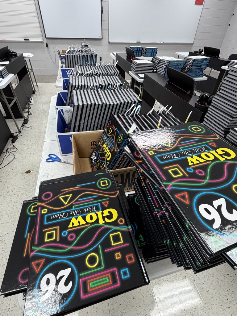 25-26 Yearbooks are in and will be passed out next week!