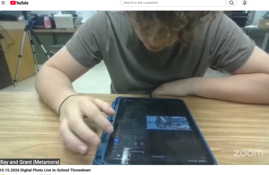 Ray and Grant Competing in the ArtConeected Digital Throwdown Oct. 15, 2026