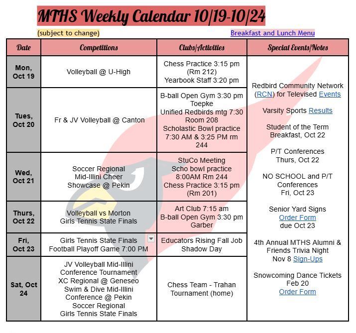 October 19th-23rd