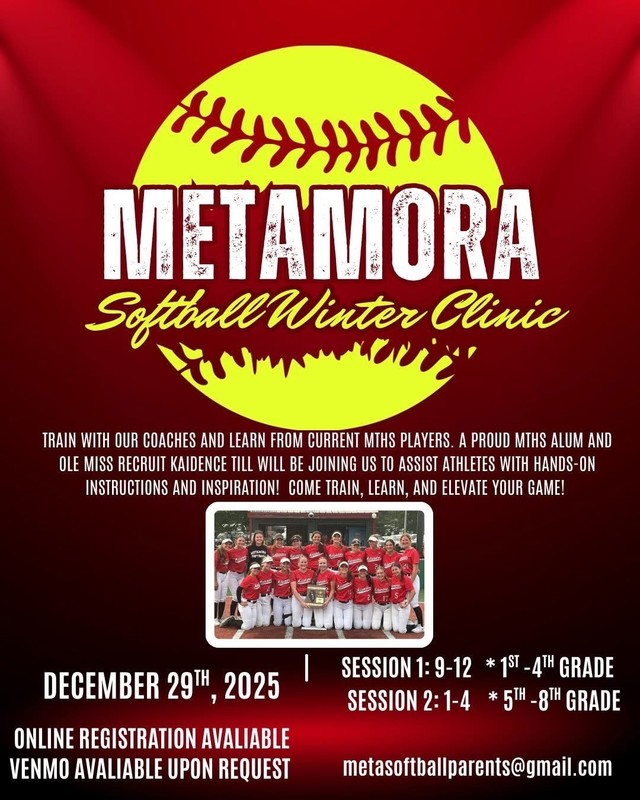 Winter Softball Clinic Flyer