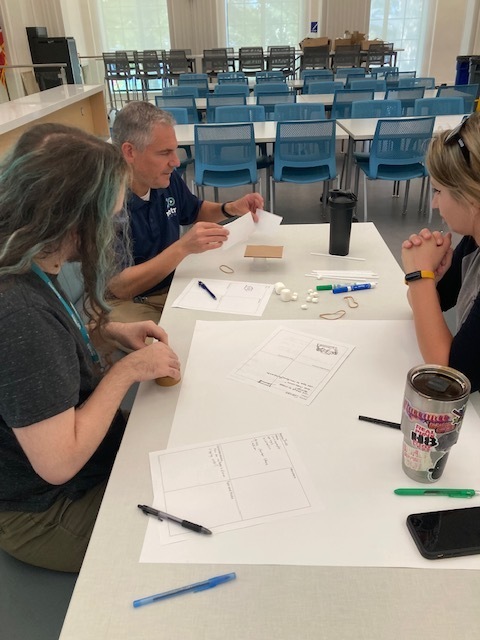 Staff designing