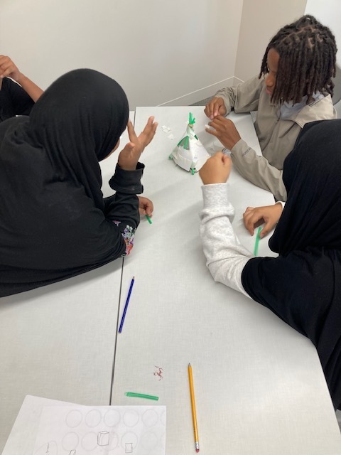 Students designing