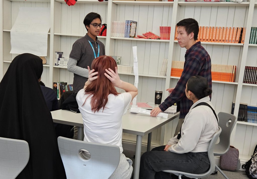 Kai during Life Skills Class