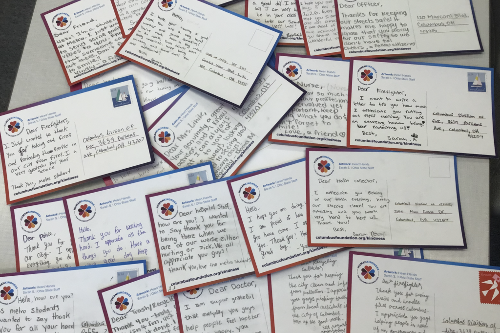 High school thank you cards