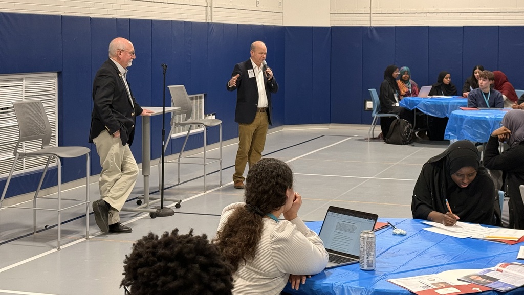 Senators speak to Government classes.