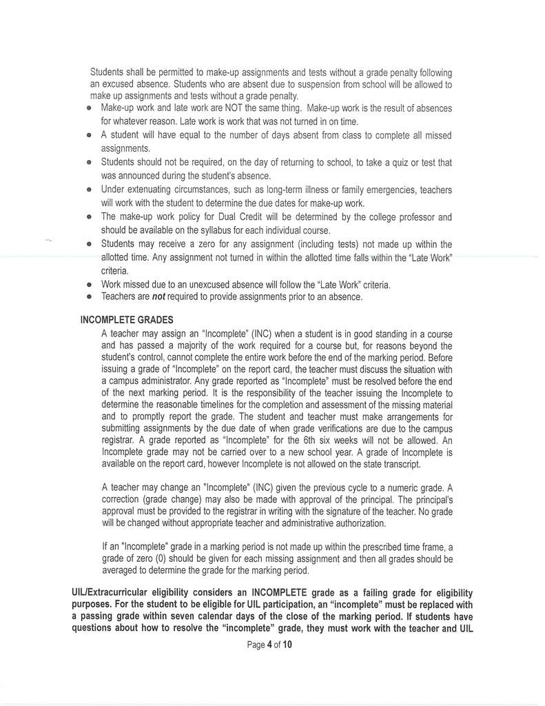 MHS and DC Grading Guidelines 2025-2026