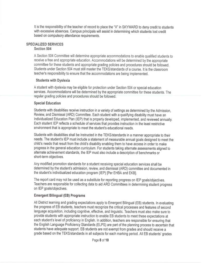 MHS and DC Grading Guidelines 2025-2026