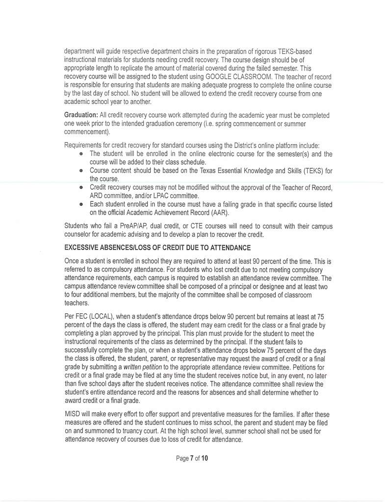 MHS and DC Grading Guidelines 2025-2026