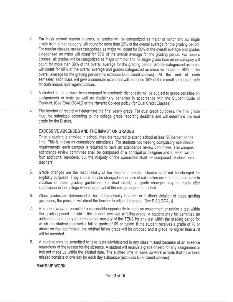 MHS and DC Grading Guidelines 2025-2026