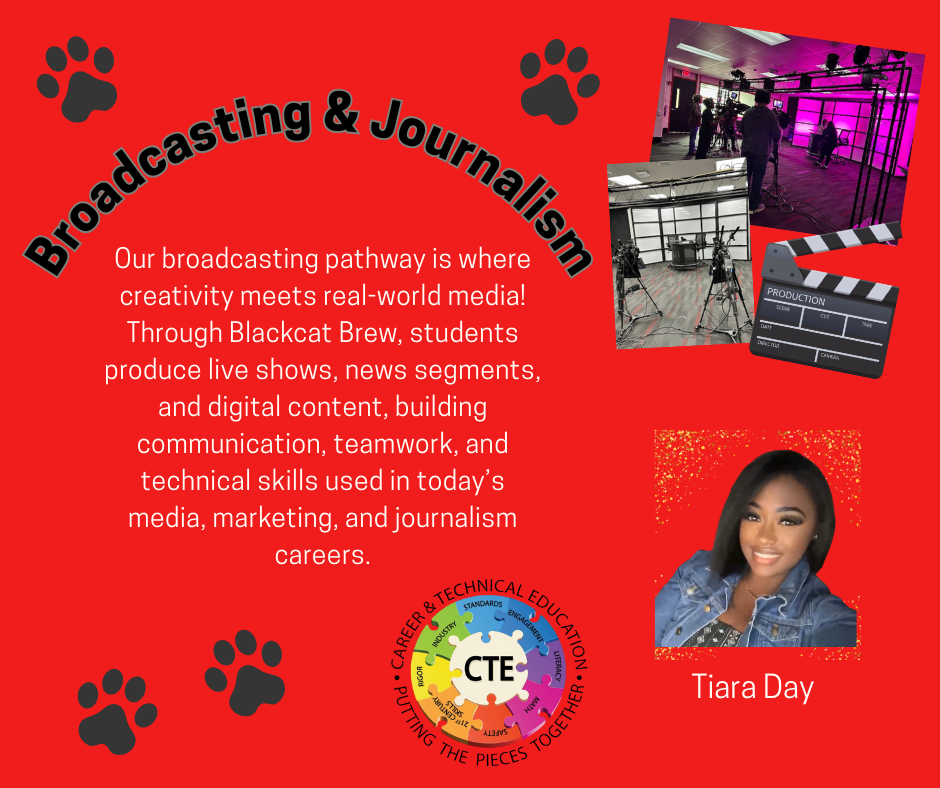 Broadcasting and Journalism CTE pathway description