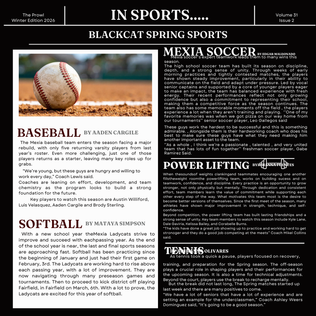 The Prowl Winter edition page 2