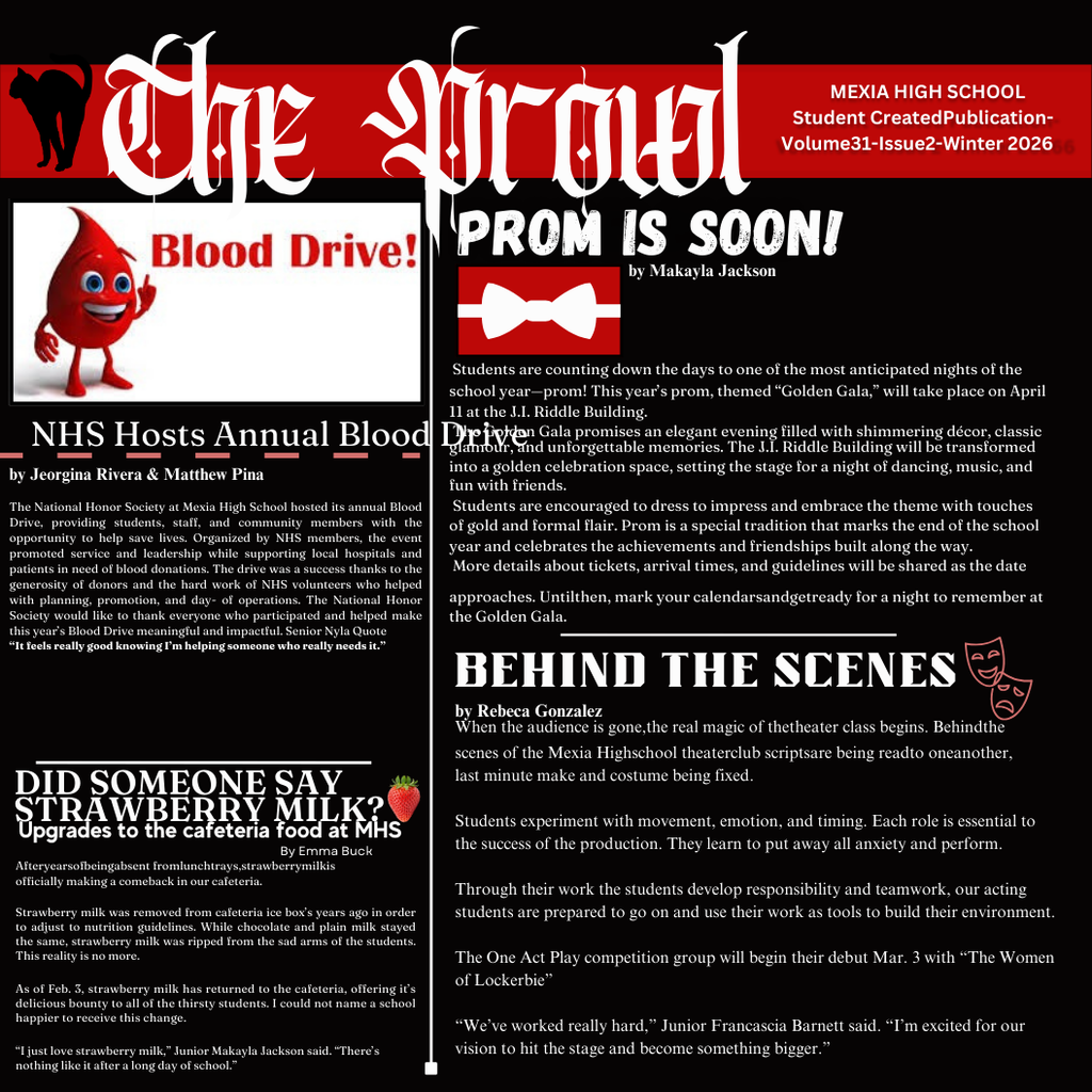 The Prowl Winter edition page 1