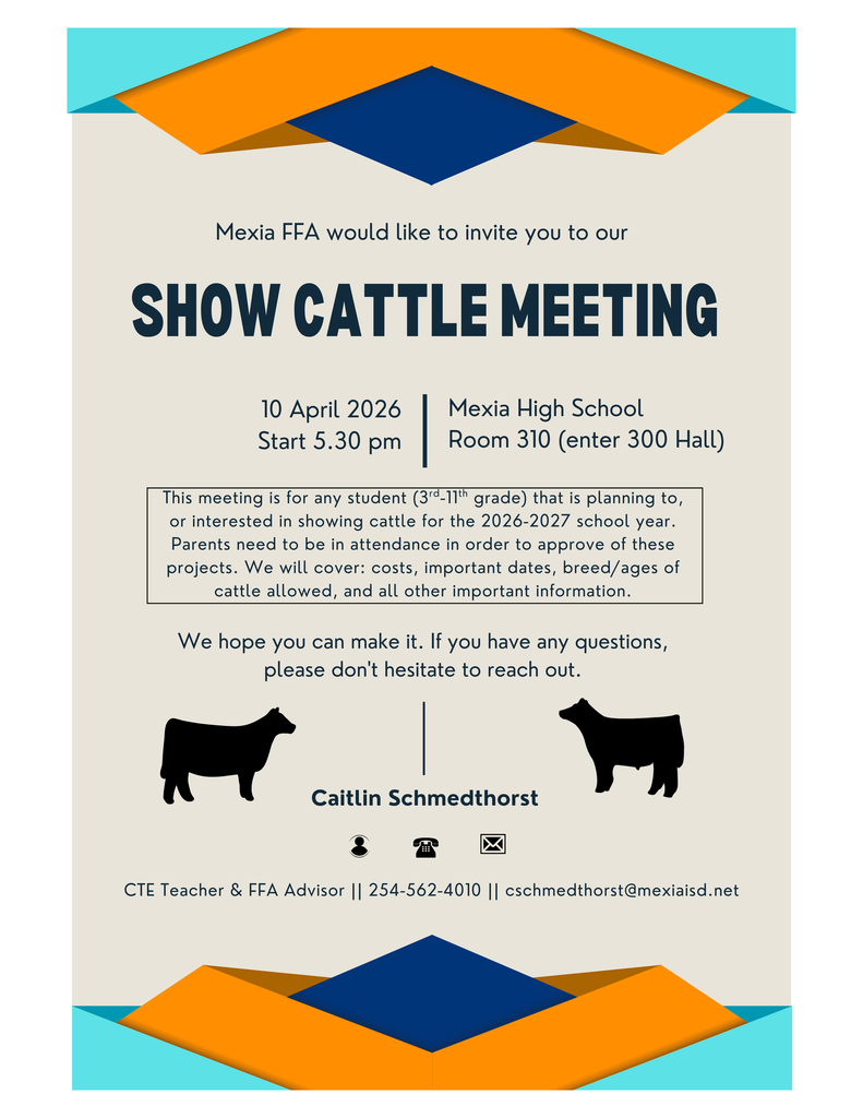 Show cattle description