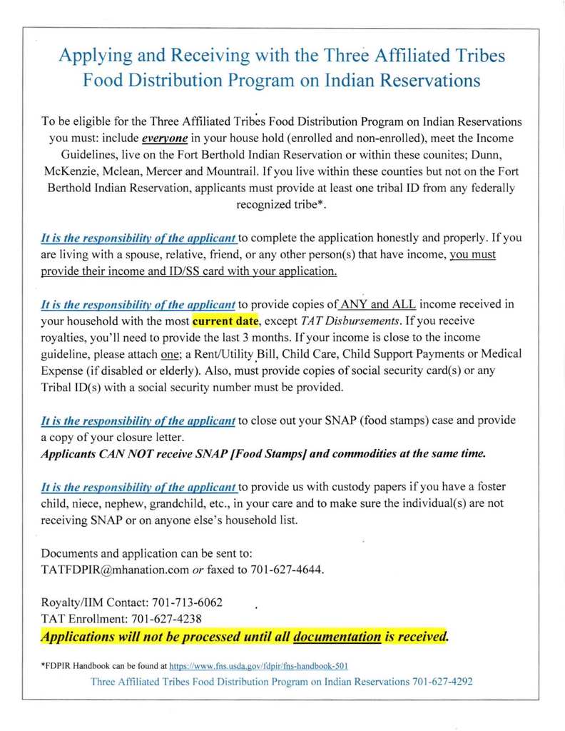 commodities guidelines