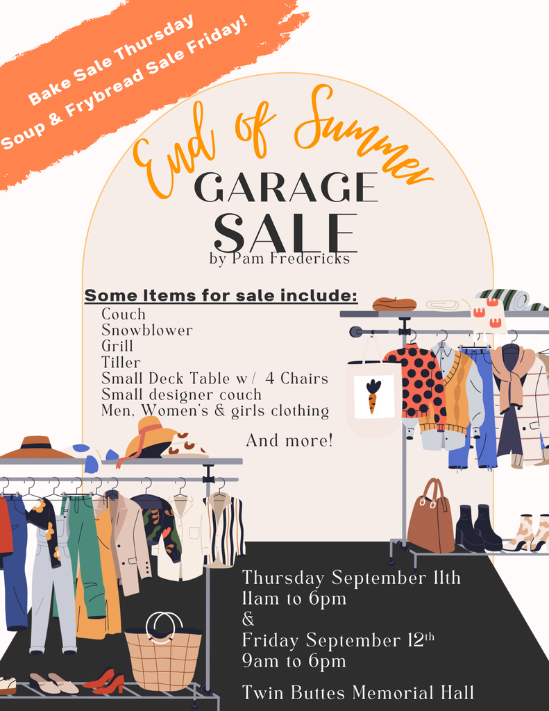 Garage Sale by Pam Fredericks 9/11 & 9/12