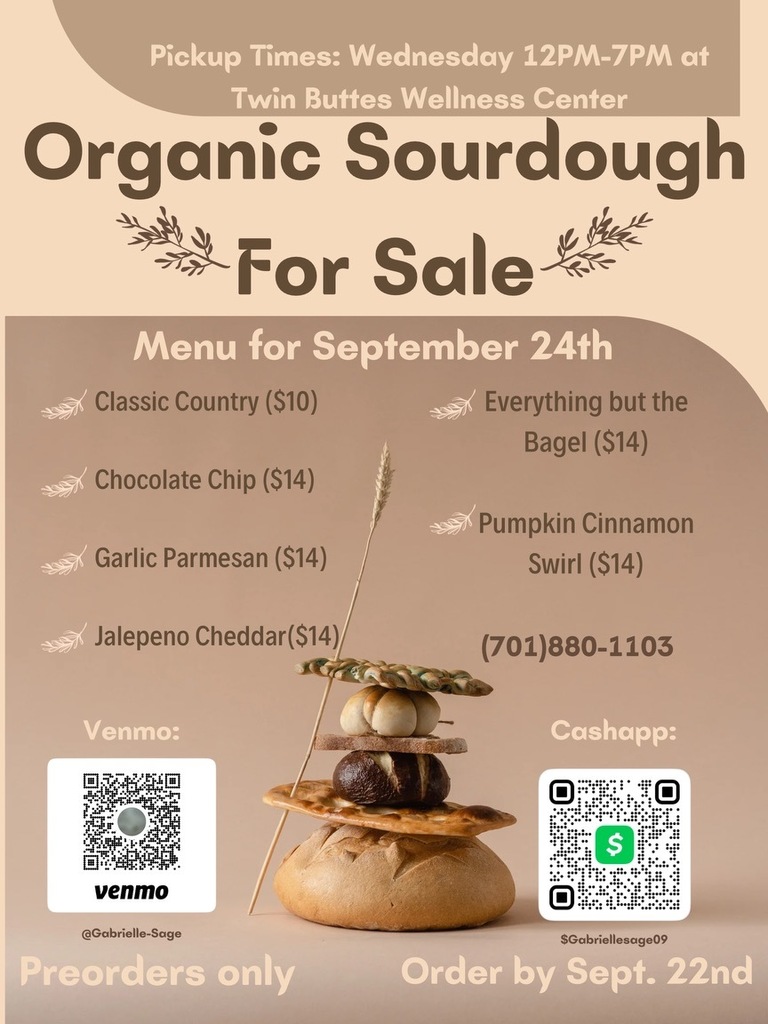 sourdough bread orders 9/24/25