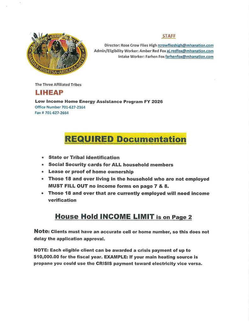 FY2026 LIHEAP applications available