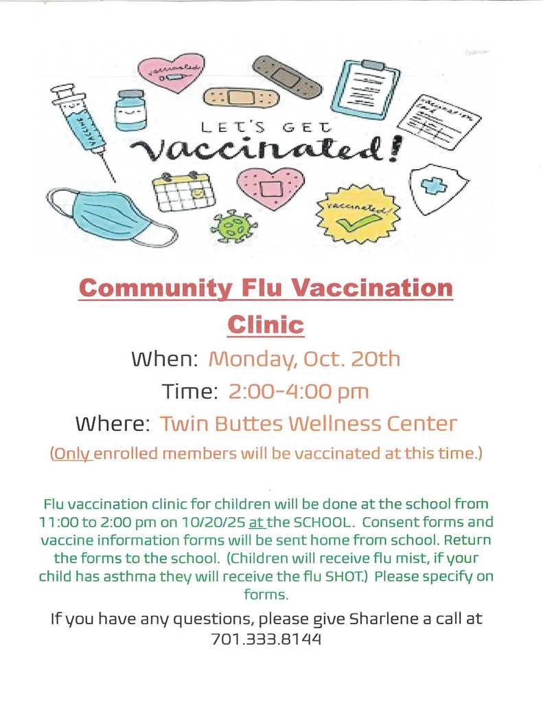 Community Flu Shots 10/20/25