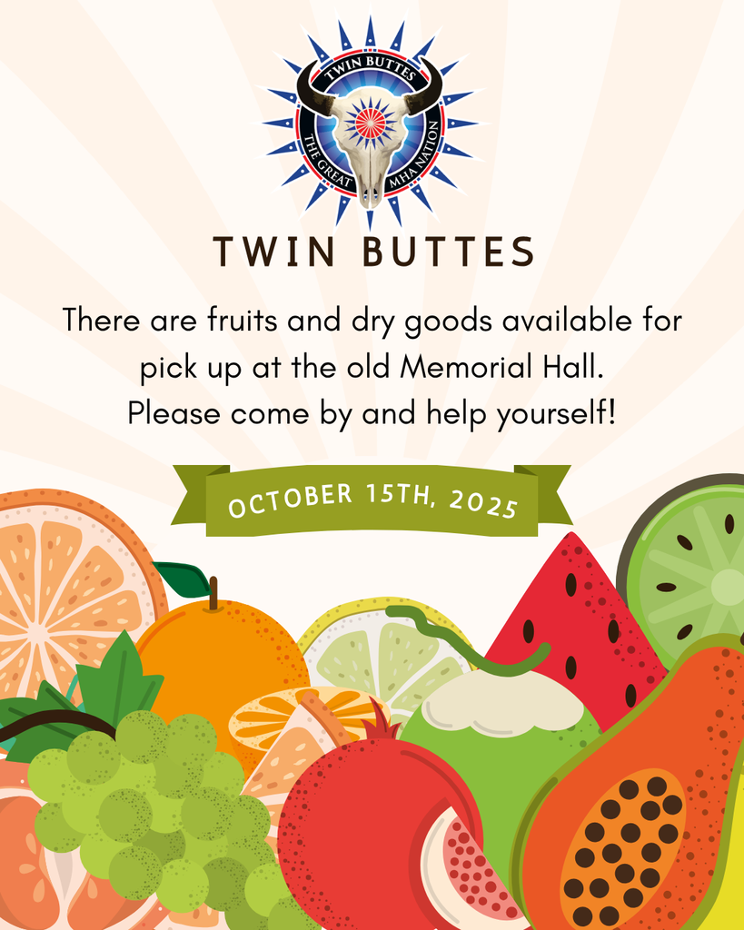 Fruits & Dry Goods @ Memorial Hall for pick up 10/15/25