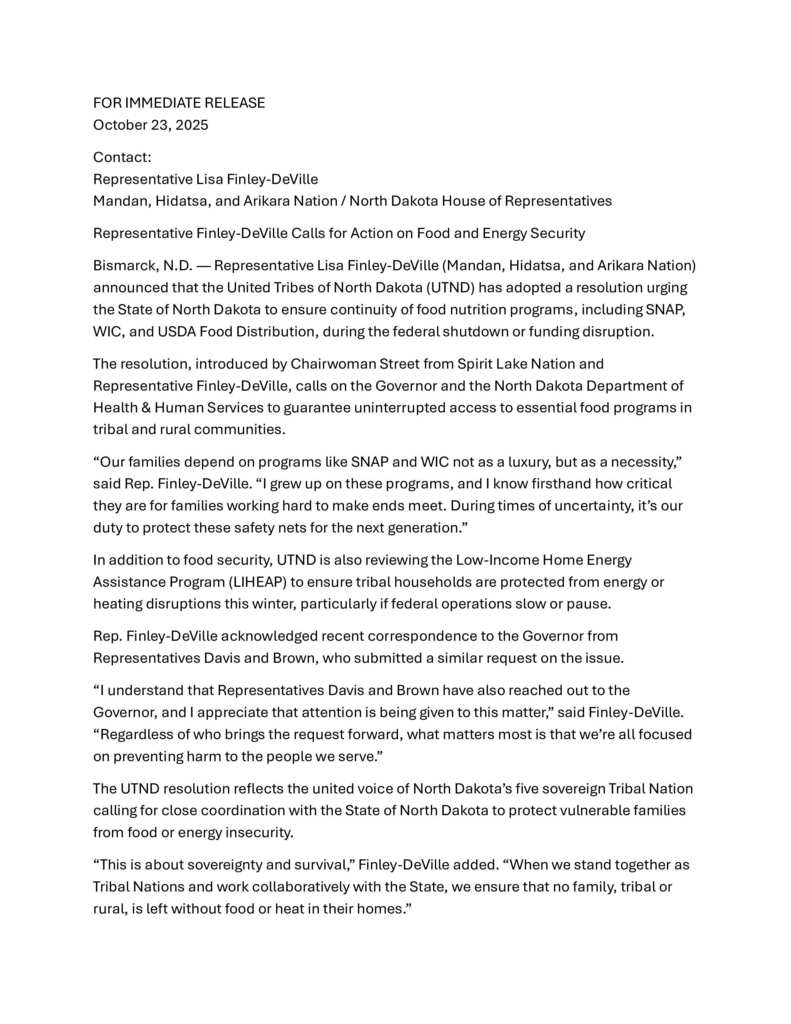 Press Release on Food & Energy Security pg1