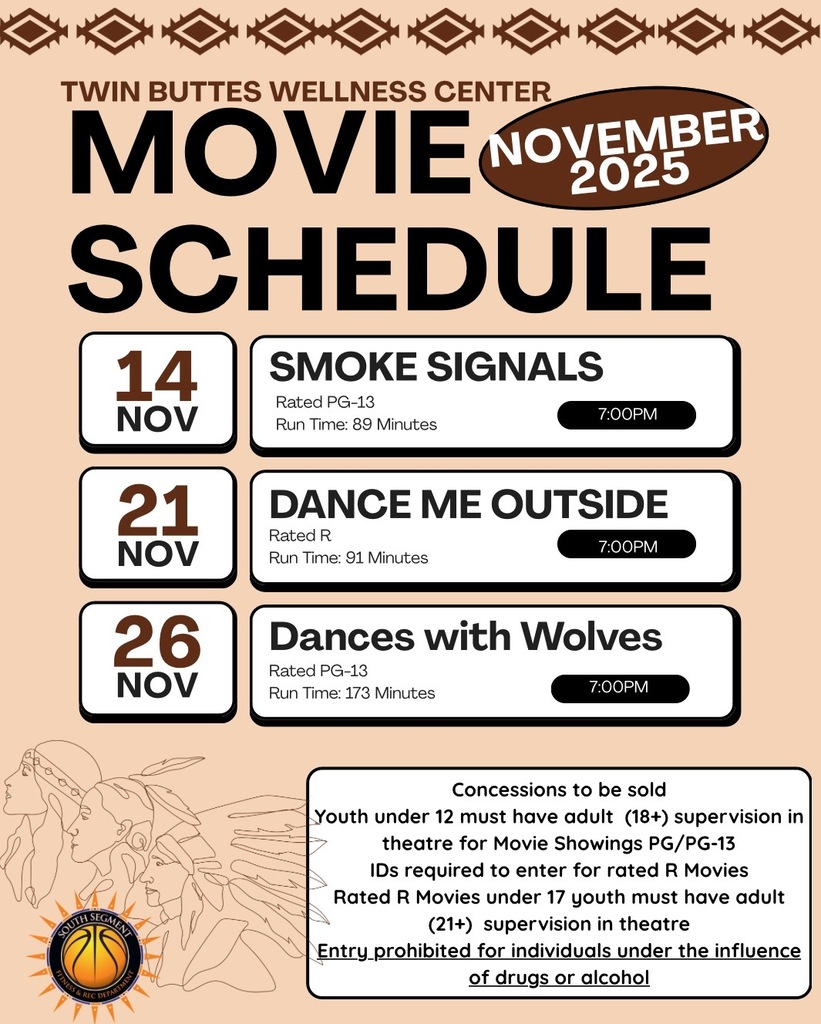 Twin Buttes Movie November 2025 Movie Schedule