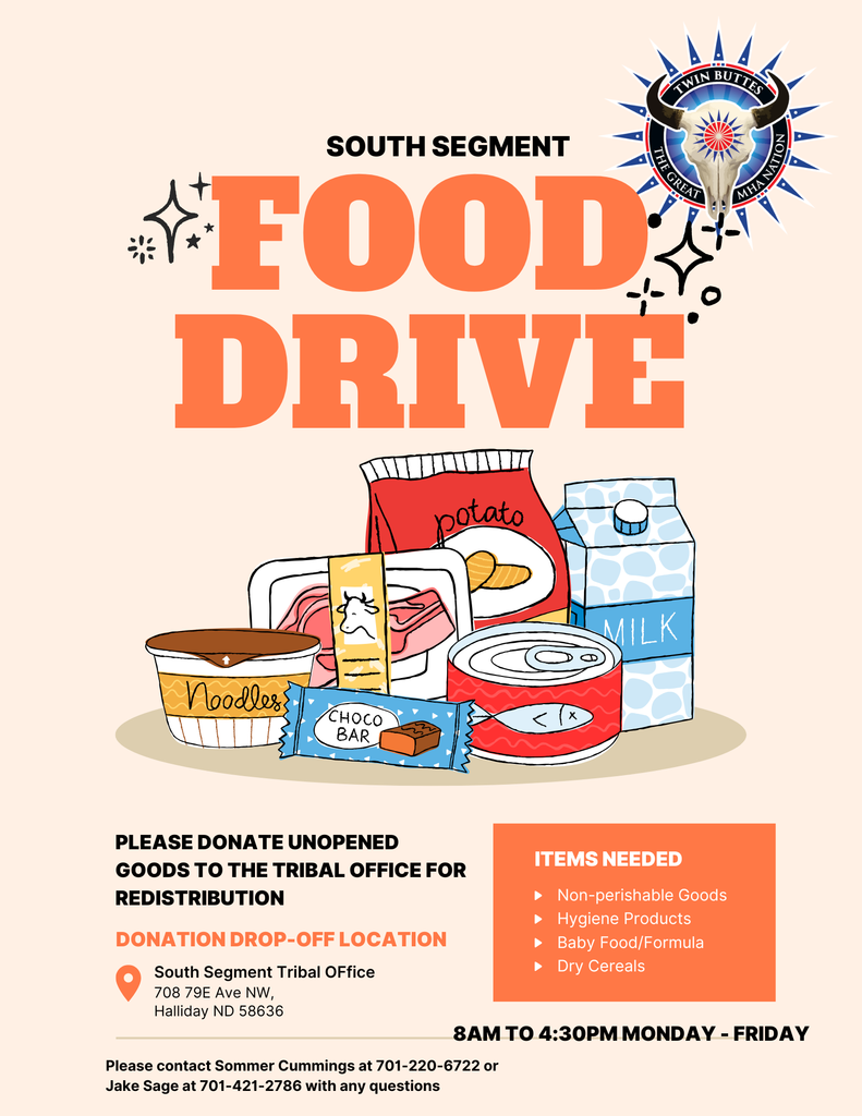 Food Drive Drop Off @ Twin Buttes Office