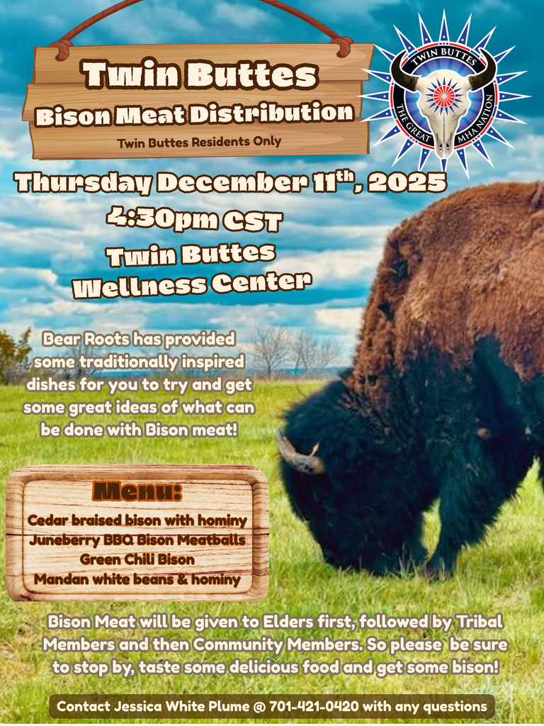 Bison Meat Distribution 12/11/25