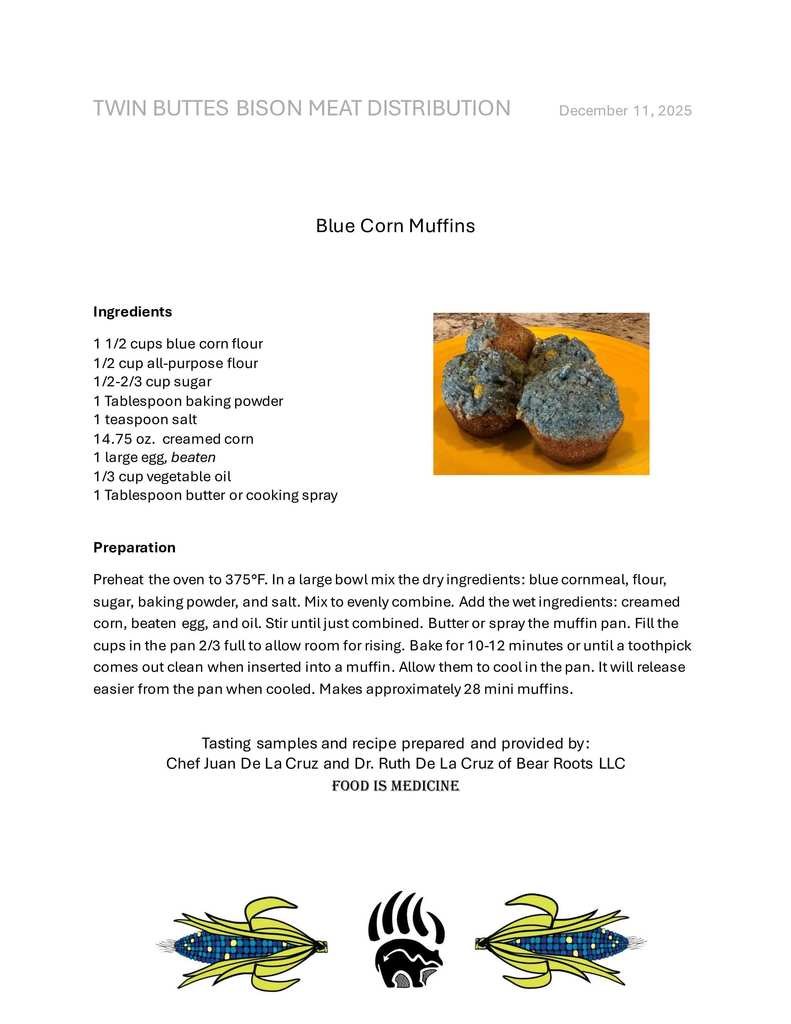Blue Corn Muffin Recipe