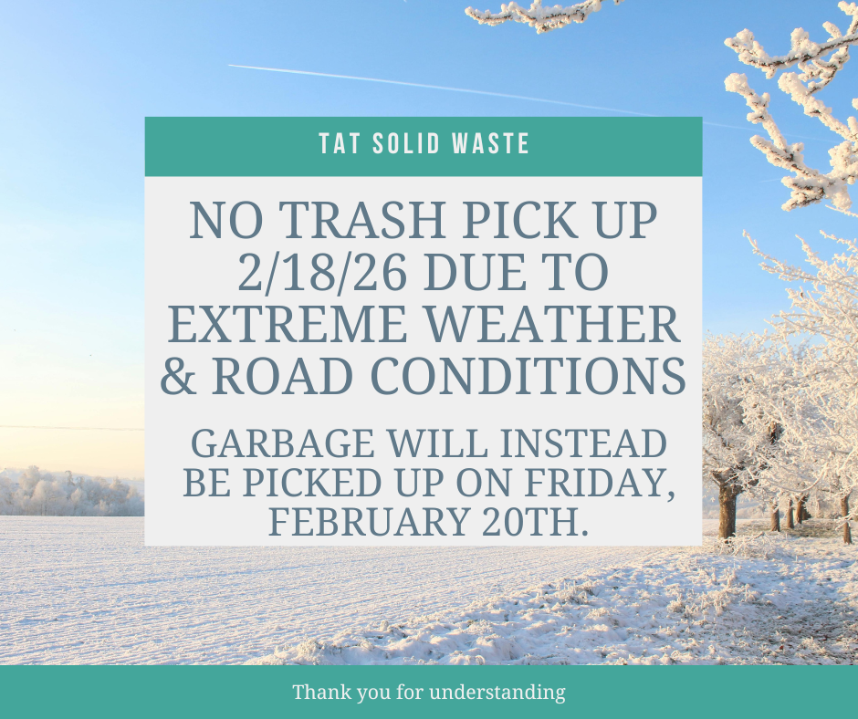 no trash pickup 2/18/26