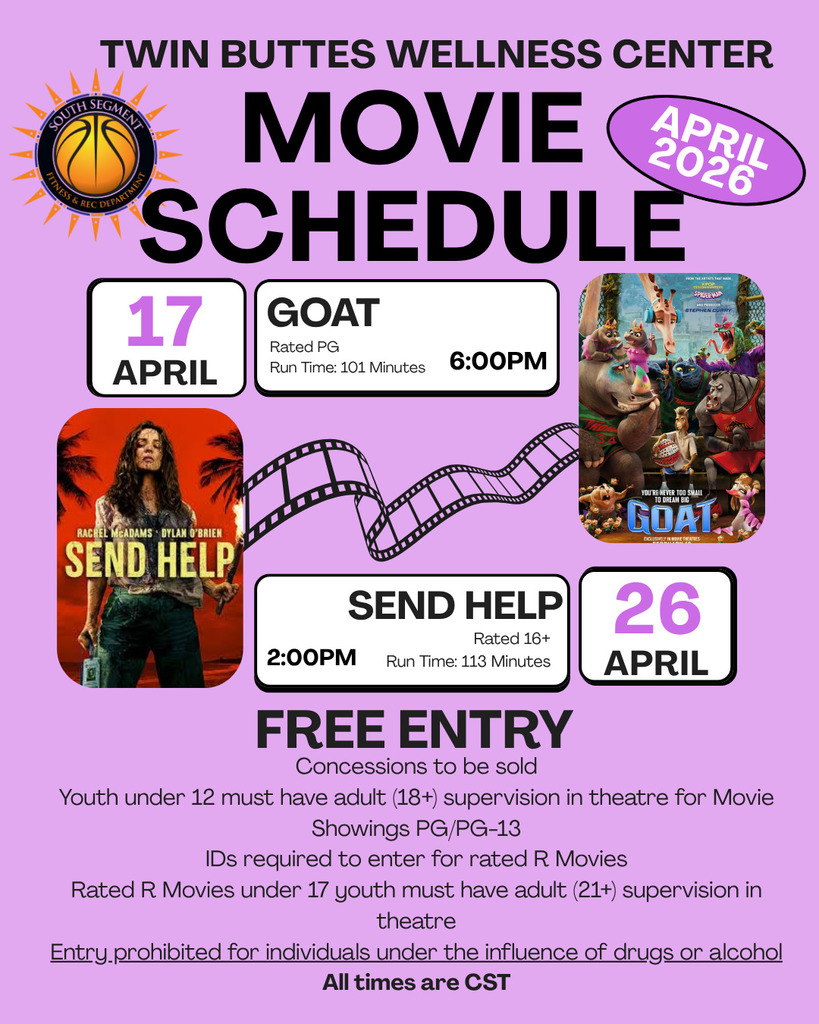 Wellness Center Movies April 2026