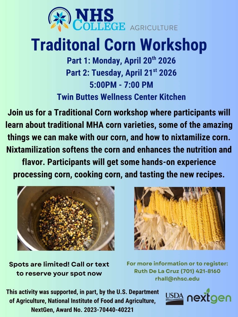 corn workshop 4/20 & 4/21 2026