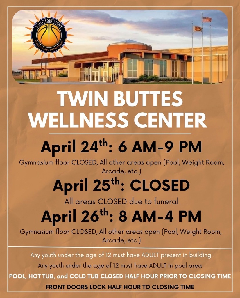 wellness Center hours 4/24-4/26 2026