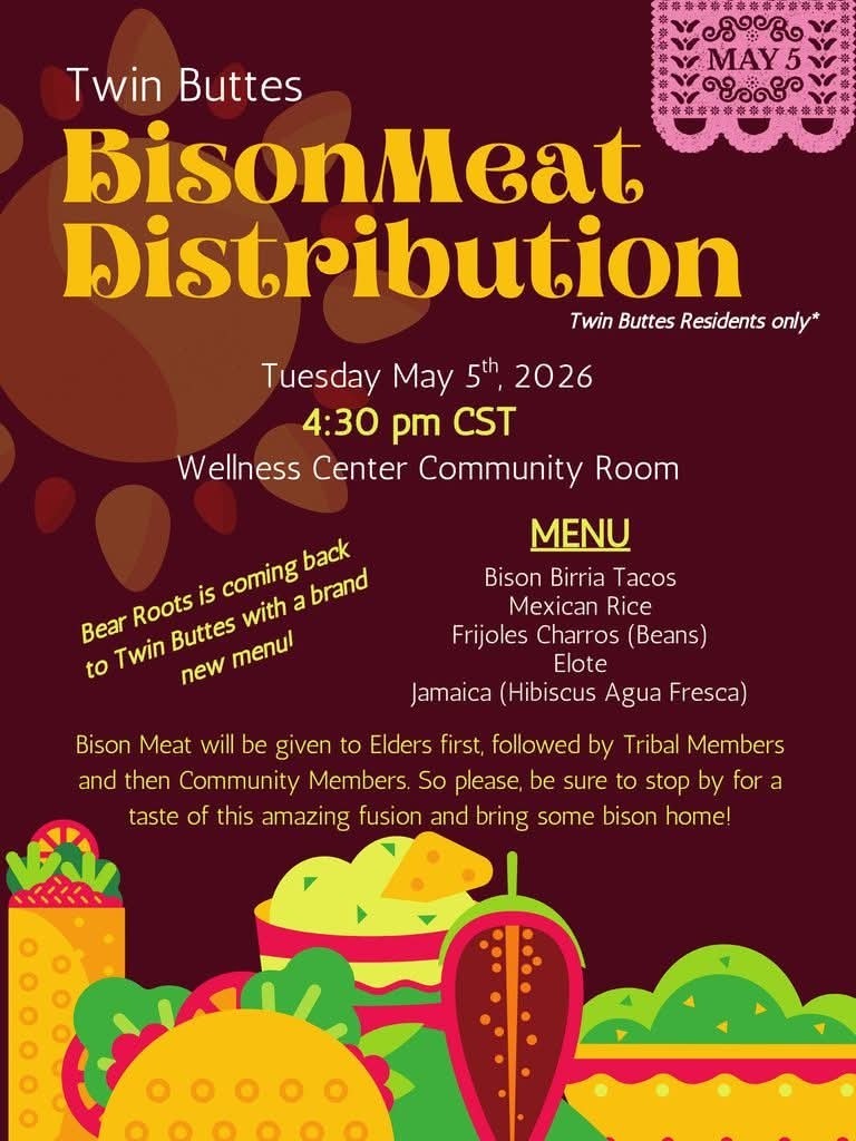 Bison Meat distribution 5/5/26