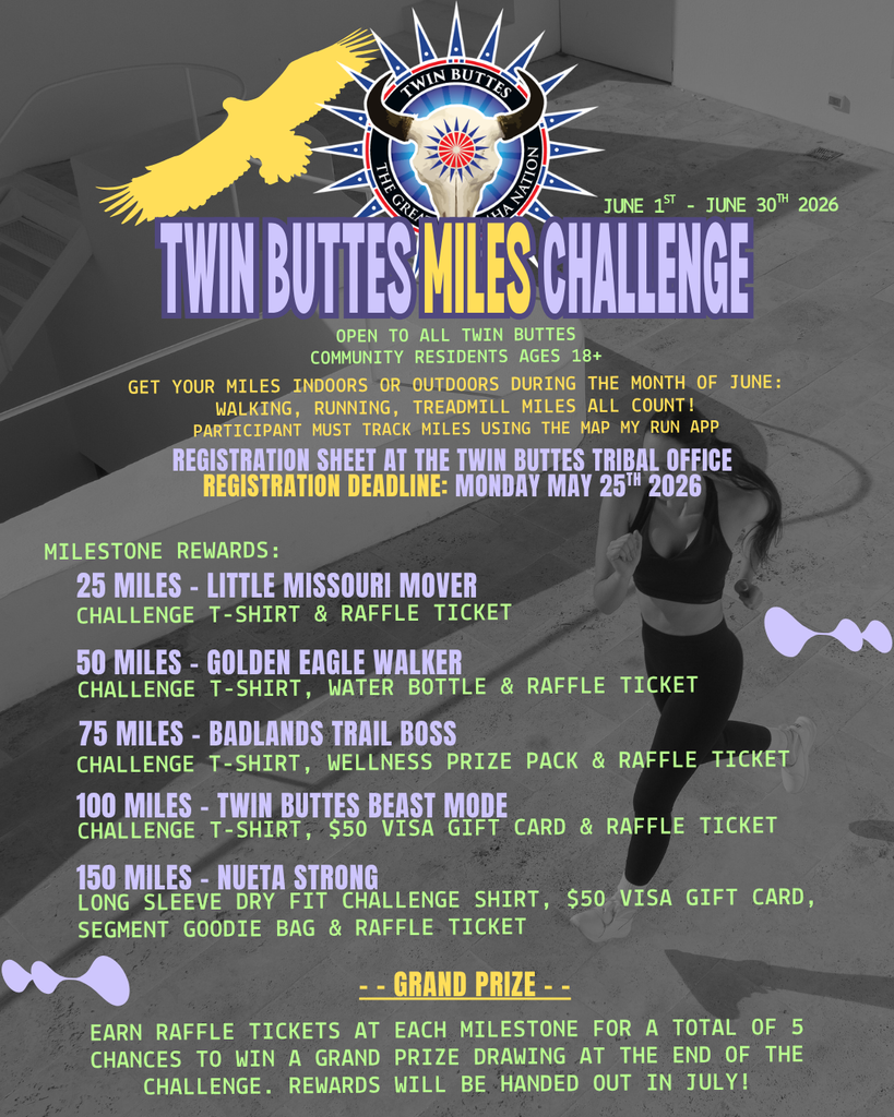 Twin Buttes Miles Challenge June 2026