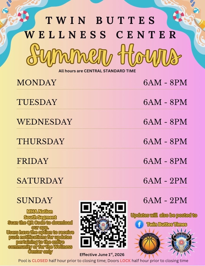 2026 Summer Wellness Center Hours