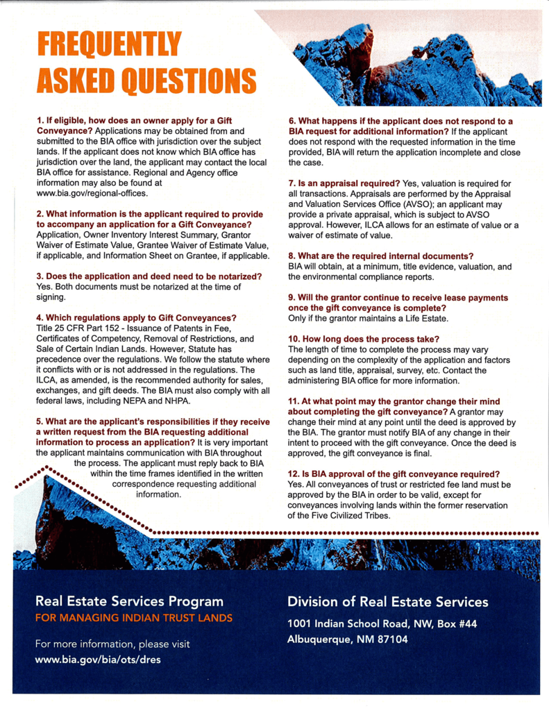 Gift Conveyance explanation by BIA Real Estate Services - Pg2