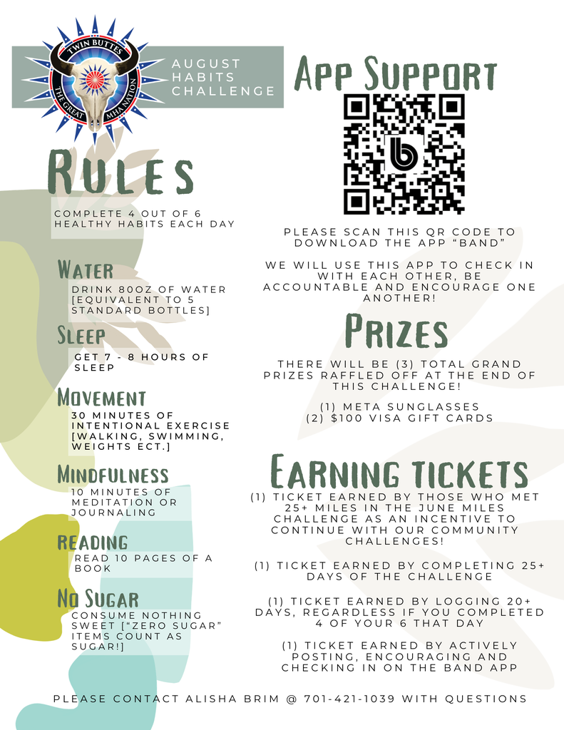 August Habits Challenge starts 8/01/26