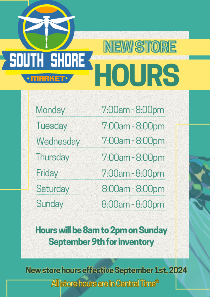 New C-Store Hours effective 9/1